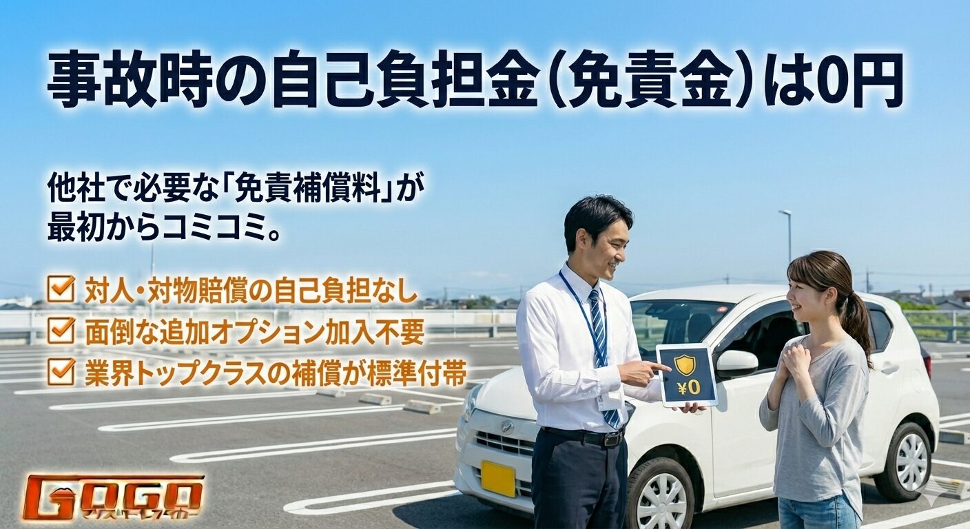 事故を起こして保険を使う際、実費（自己負担金）は発生しますか？