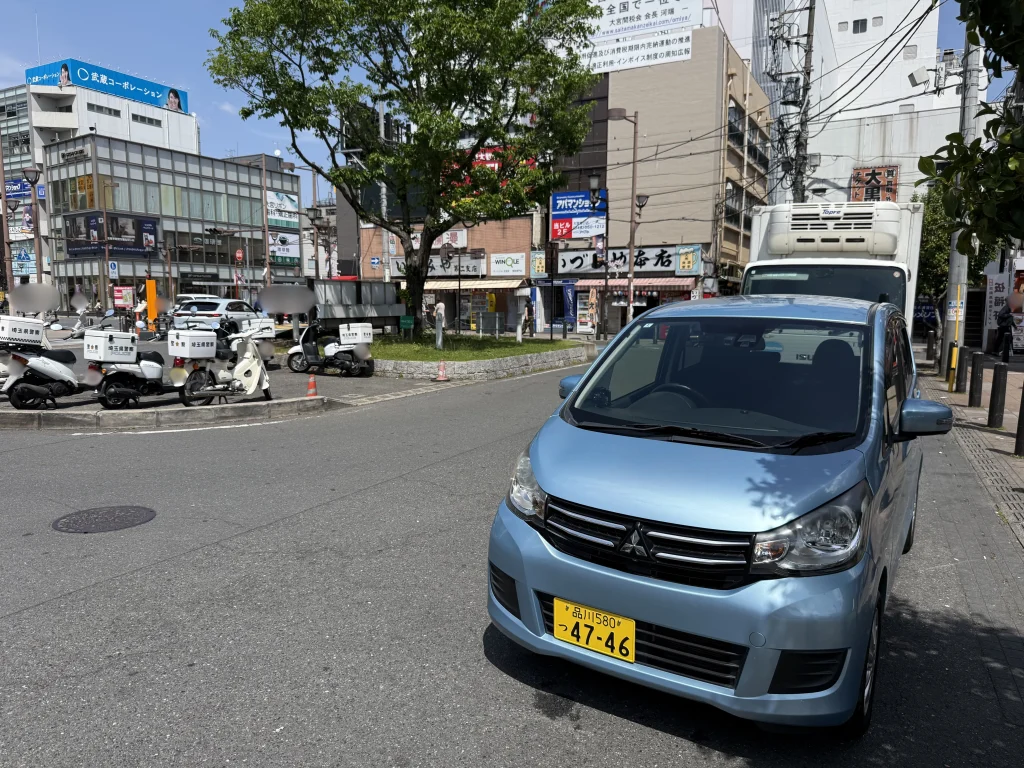 2026年4月26日 大宮駅西口で故障代車のお客様へ三菱 EKワゴンを宅配納車
