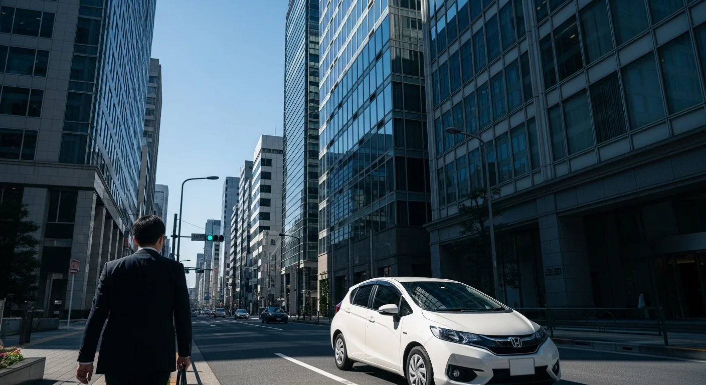 大阪市西区・本町のオフィス街で法人レンタカーを利用