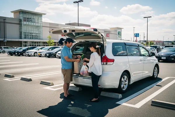 川口・越谷・さいたま市の住宅街を走るファミリー向けミニバン