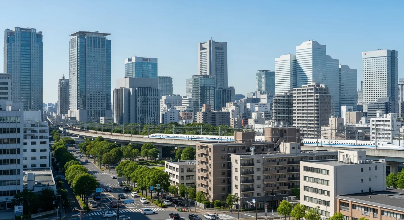 新横浜・港北エリアの住宅街と駅前風景
