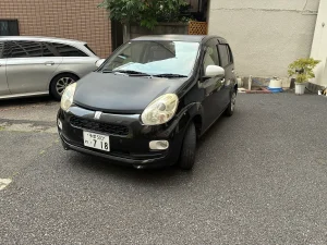 2026年5月14日 東京都新宿区西早稲田で納車待ちのお客様へトヨタ パッソを宅配納車