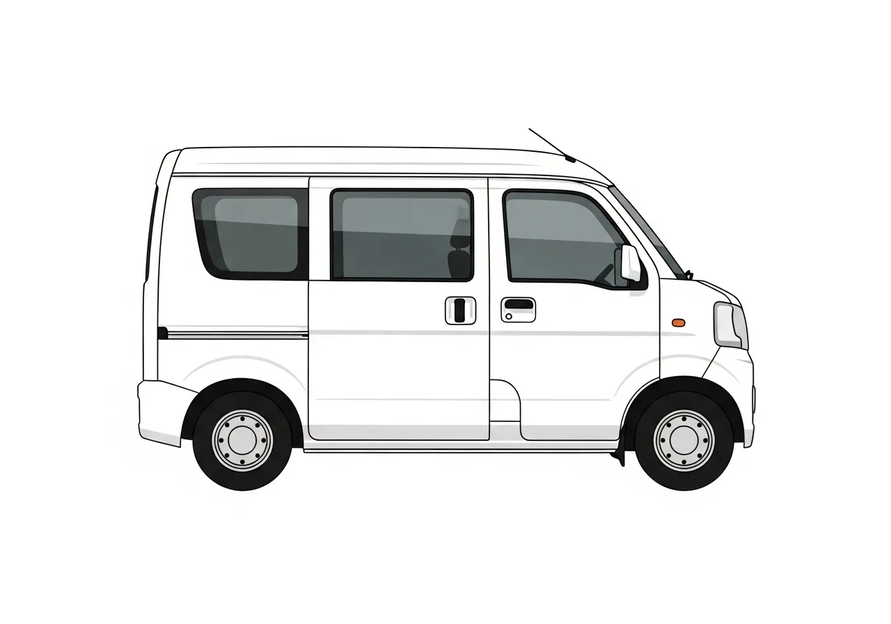 GOGOマンスリーレンタカーの軽バンクラス（商用バン）