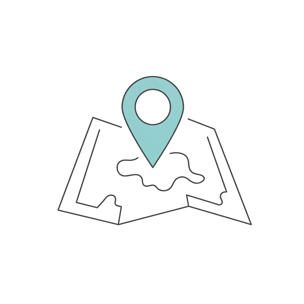 埼玉県内の無料エリアを示す地図ピン