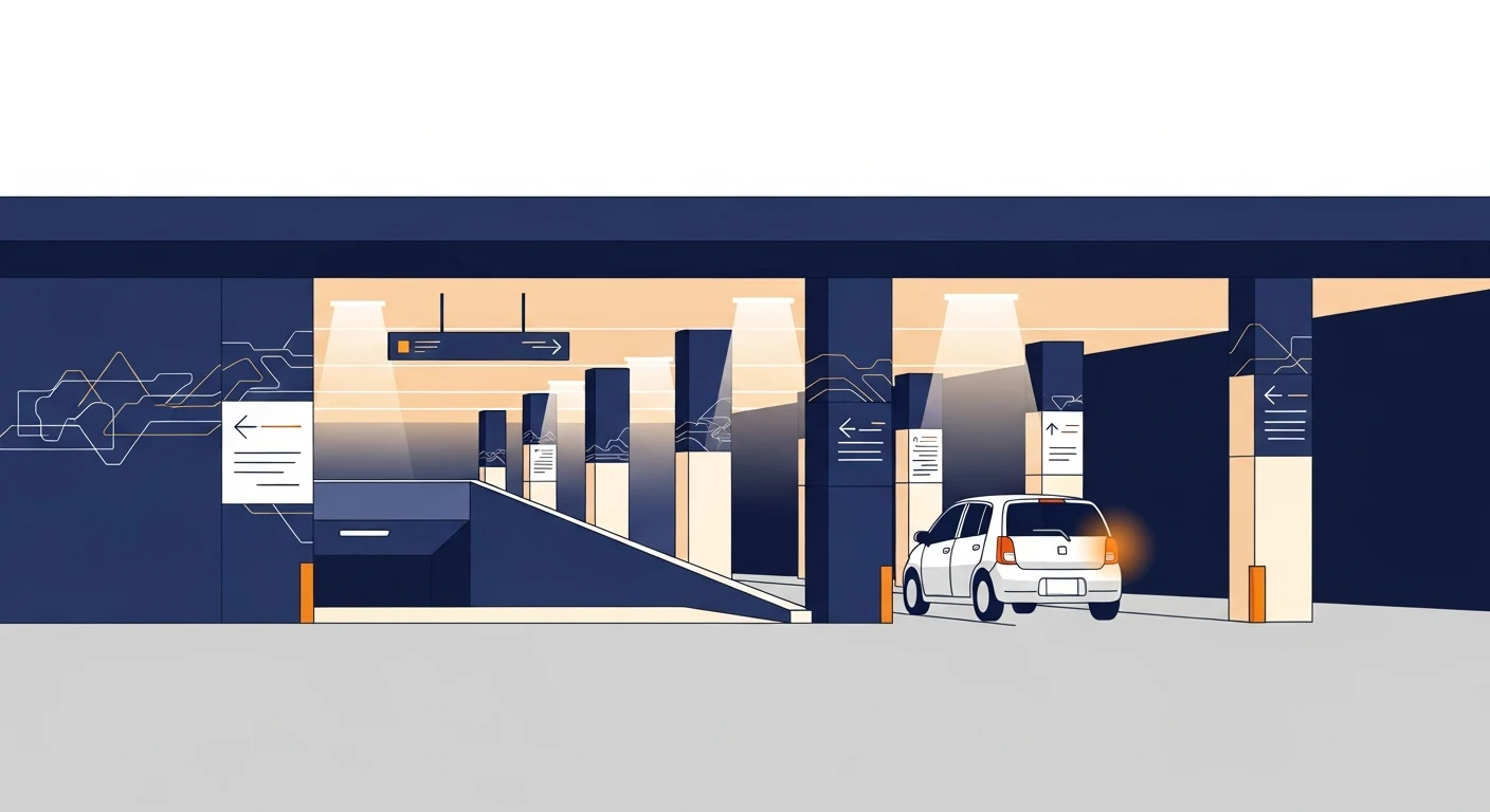 博多駅地下送迎場 イラスト