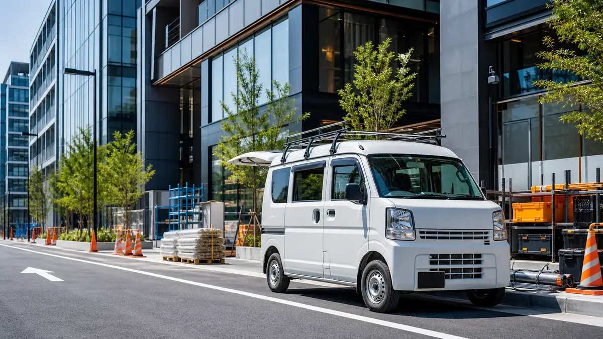 さいたま市の法人利用に向いた軽バンと現場移動のイメージ
