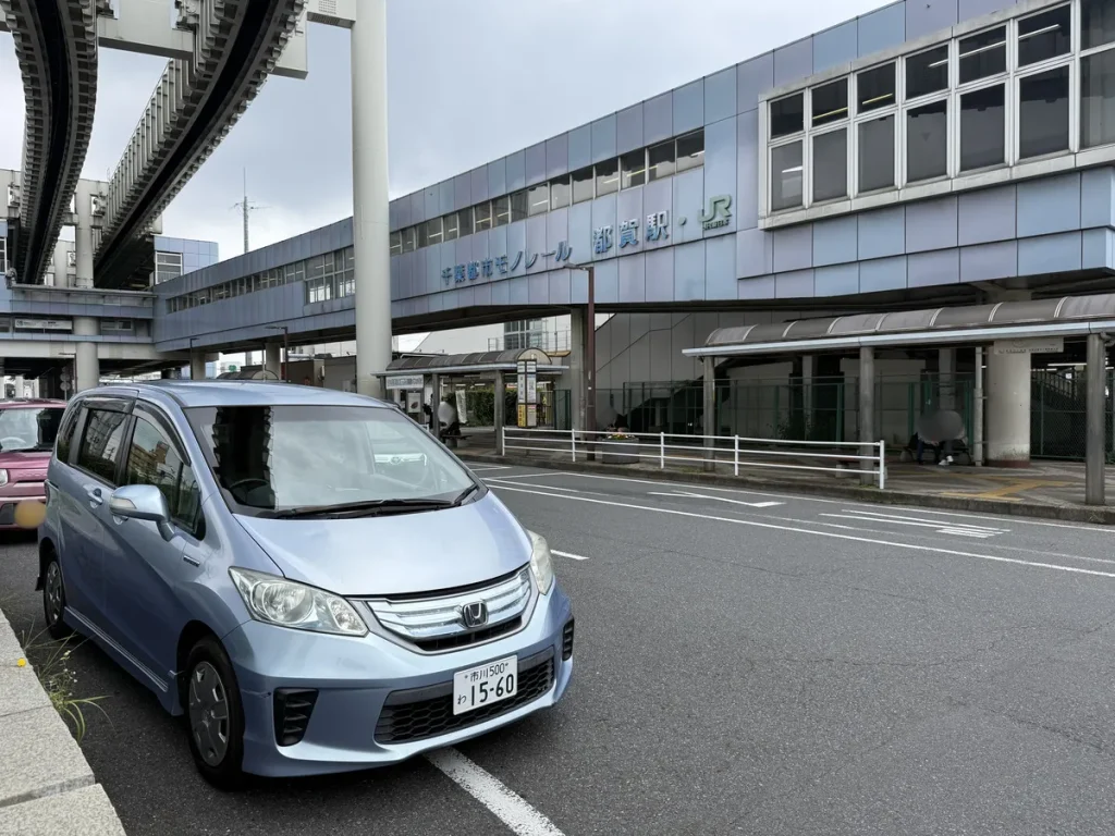 2026年7月1日 都賀駅で旅行のお客様へフリードHVを宅配納車