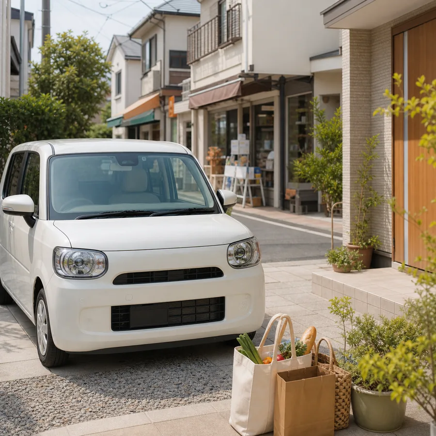 納車待ちの期間に利用する場面