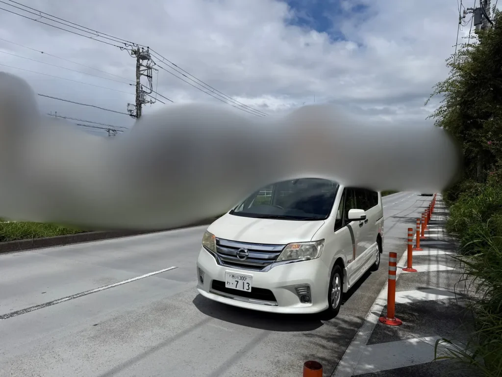 2026年8月6日 東京都江東区潮見で故障代車のお客様へ日産セレナHVを宅配納車