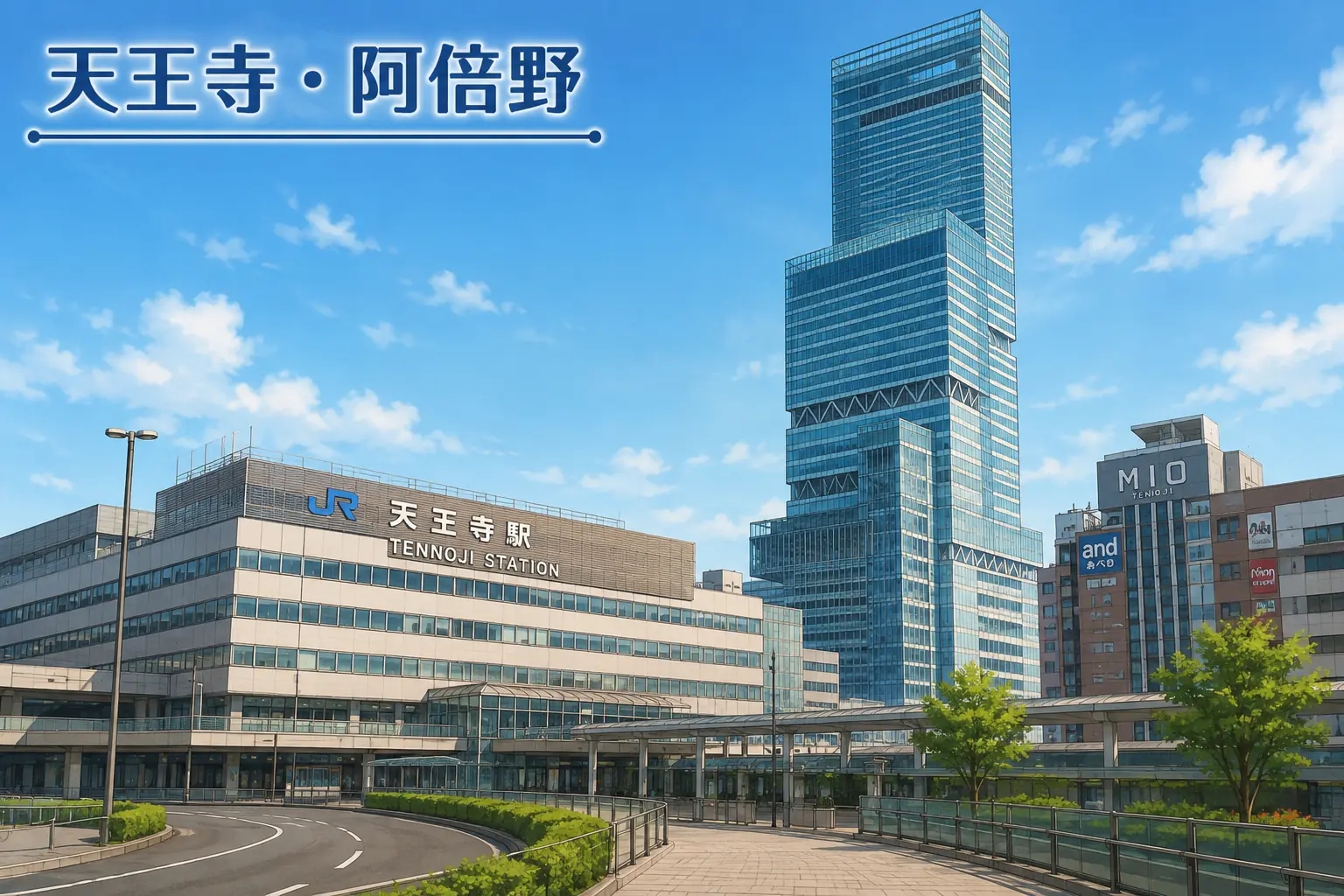 天王寺駅・大阪阿部野橋駅周辺とあべのハルカス