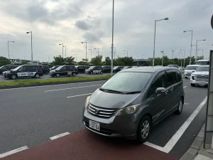 2026年8月30日 羽田空港第3ターミナルで旅行のお客様へホンダ フリードを宅配納車